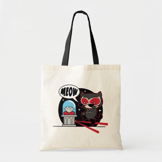 Chibi Catoman Stealing A Diamond Tote Bag (Voorkant)
