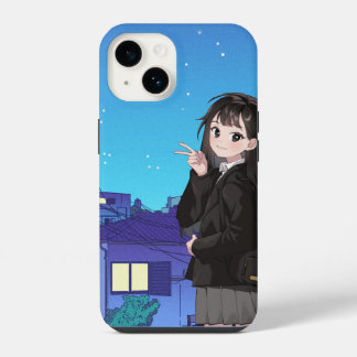 "Chibi charm" anime meisje hoesje iPhone 14 Hoesje