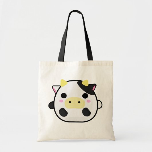 Chibi Cow Tote Bag (Voorkant)