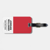 Chibi Cyborg Blast Off Bagagelabel (Achterkant horizontaal)