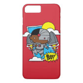 Chibi Cyborg Blast Off Case-Mate iPhone Case (Achterkant)