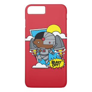 Chibi Cyborg Blast Off iPhone 8 Plus / 7 Plus Hoesje