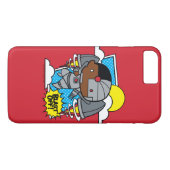 Chibi Cyborg Blast Off Case-Mate iPhone Case (Achterkant (Horizontaal))