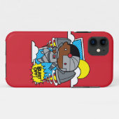 Chibi Cyborg Blast Off Case-Mate iPhone Case (Achterkant (horizontaal))