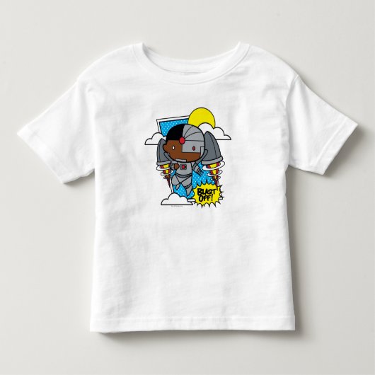 Chibi Cyborg Blast Off Kinder Shirts (Voorkant)