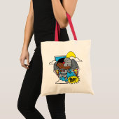 Chibi Cyborg Blast Off Tote Bag (Voorkant (product))