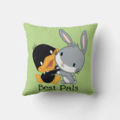 Chibi DAFFY DUCK™ EN BUGS BUNNY™ Kussen (Achterkant)