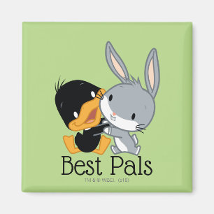 Chibi DAFFY DUCK™ EN BUGS BUNNY™ Magneet