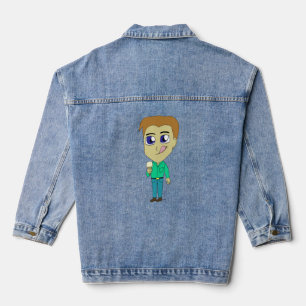 chibi denim jacket