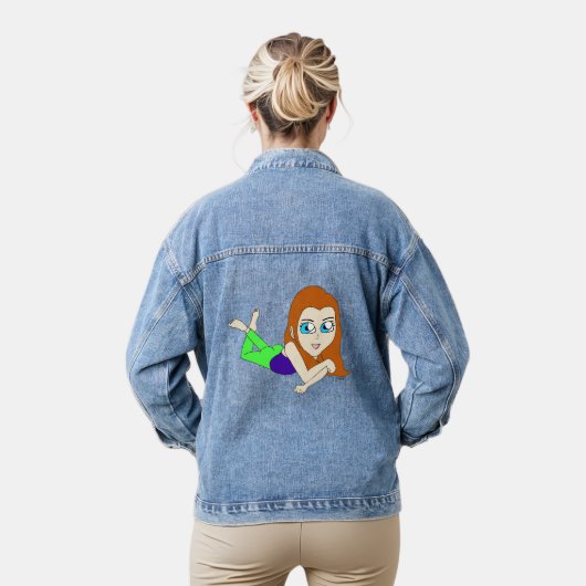 chibi denim jacket (Model)