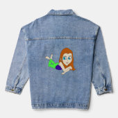 chibi denim jacket (Achterkant)