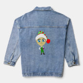 chibi denim jacket (Achterkant)