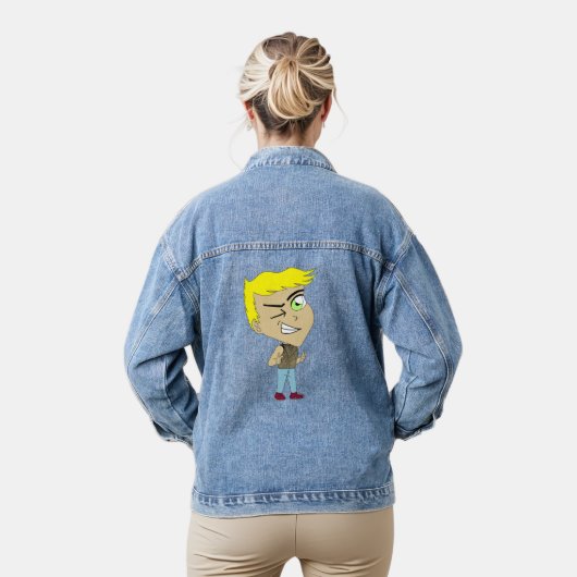 chibi denim jacket (Model)