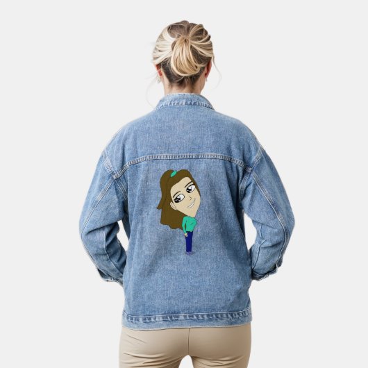 chibi denim jacket (Model)
