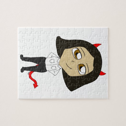 chibi devil girl legpuzzel (Horizontaal)