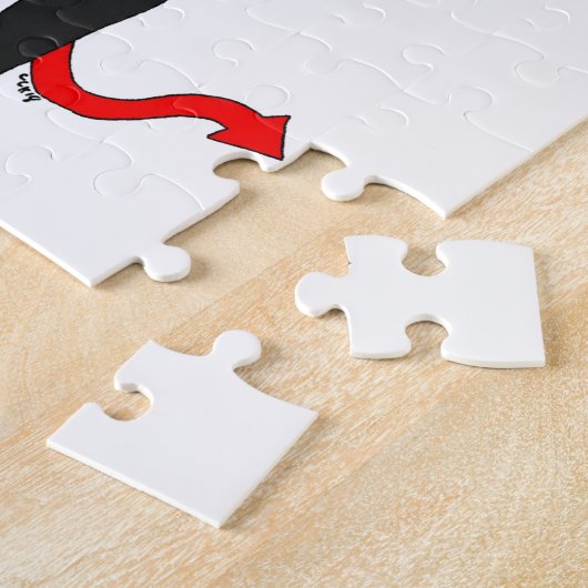 chibi devil girl legpuzzel (Zijkant)