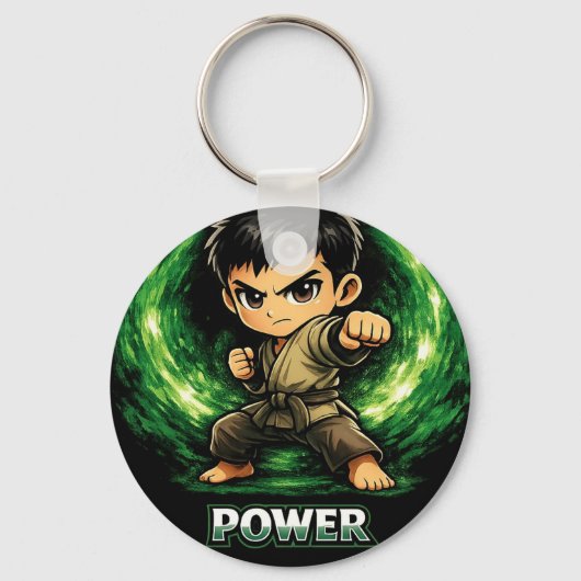 Chibi Dojo Power Center Sleutelhanger (Voorkant)