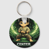 Chibi Dojo Power Center Sleutelhanger (Achterkant)