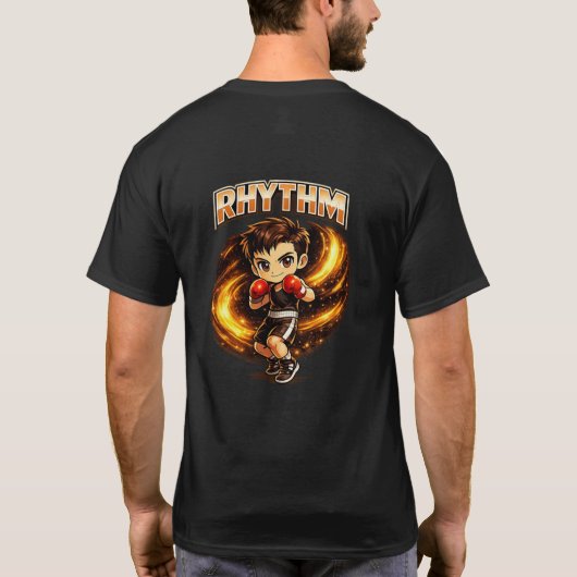 Chibi Dojo Ritmische Boksen T-shirt (Achterkant)