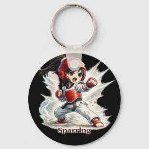 Chibi Dojo Sparring Breaking Sleutelhanger