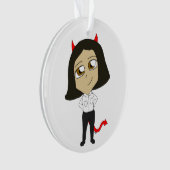 chibi-duivel ornament (voorkant)