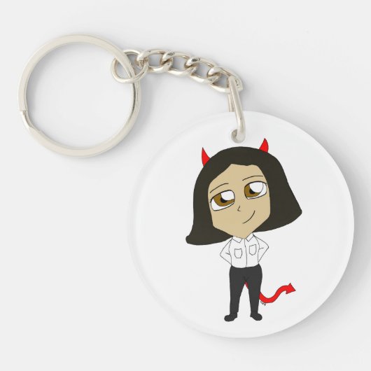 chibi-duivel sleutelhanger (Voorkant)