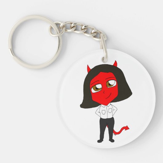 chibi-duivel sleutelhanger (Voorkant)