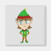 chibi elf magnet magneet (Voorkant)