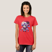 Chibi Fantasy Christmas Elf T-shirt (Voorkant volledig)
