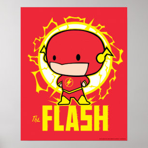 Chibi Flash met elektriciteit Poster