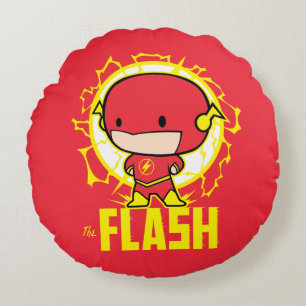 Chibi Flash met elektriciteit Rond Kussen