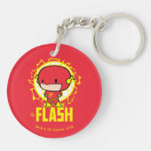 Chibi Flash met elektriciteit Sleutelhanger (Achterkant)