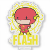 Chibi Flash met elektriciteit Sticker (Voorkant)