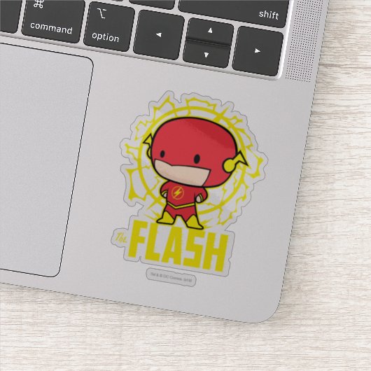 Chibi Flash met elektriciteit Sticker (Detail)