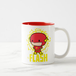 Chibi Flash met elektriciteit Tweekleurige Koffiemok