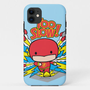 Chibi Flash Outrunning Rocks iPhone 11 Hoesje