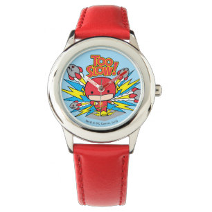 Chibi Flash Outrunning Rocks Horloge