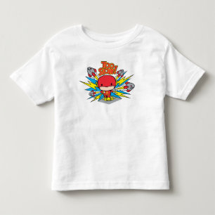 Chibi Flash Outrunning Rocks Kinder Shirts
