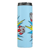 Chibi Flash Outrunning Rocks Thermosbeker (Achterkant)