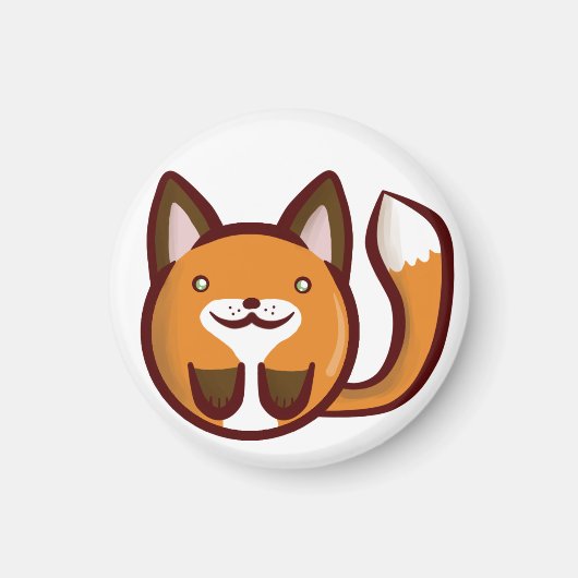 Chibi Fox Magneet (Voorkant)