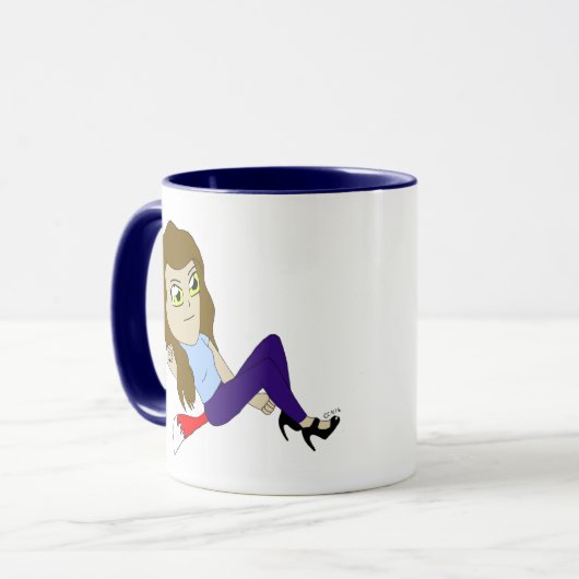 chibi foxy fille mug (Devant gauche)