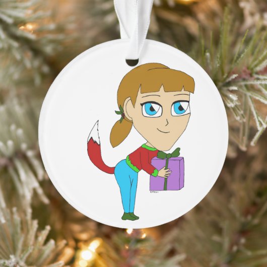 chibi foxy girl    ornament (Boom)
