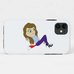 chibi foxy-meisje iPhone 11 hoesje