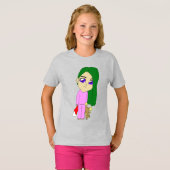 chibi foxy-meisje t-shirt (Voorkant volledig)