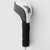 Chibi Franse buldog Golfheadcover (Schuin)