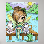 Chibi Girl Fairy Poster (Voorkant)