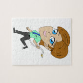 chibi girl with a tail legpuzzel (Horizontaal)