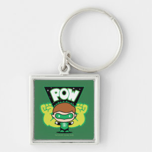 Chibi Green Lantern Forming Giant Fists Sleutelhanger