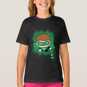 Chibi Green Lantern vliegt door de ruimte T-shirt
