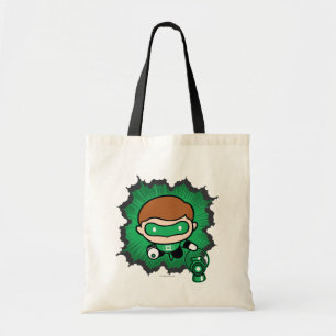 Chibi Green Lantern vliegt door de ruimte Tote Bag